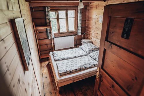 Cama o camas de una habitación en Chata MTB