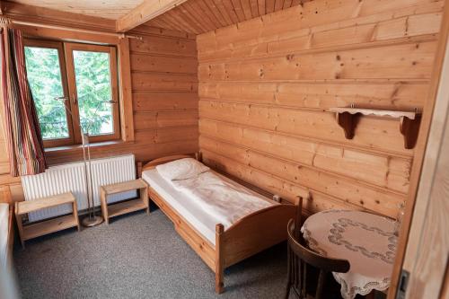 Cama o camas de una habitación en Chata MTB