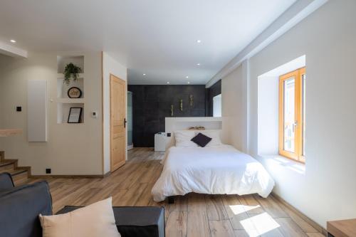 Posteľ alebo postele v izbe v ubytovaní Superbe Loft Balneo Hammam #5