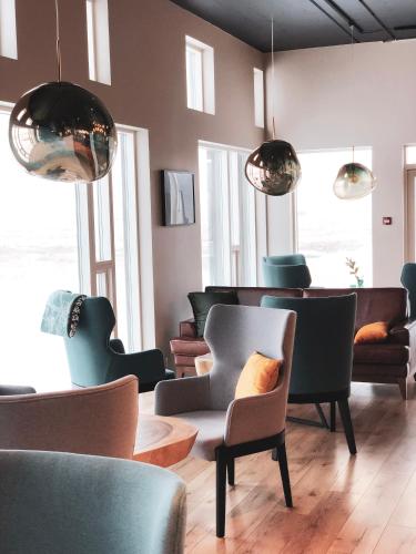 Posezení v ubytování Umi Hotel