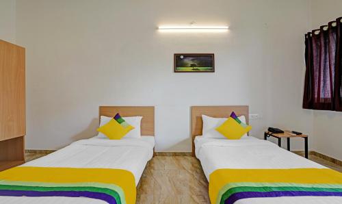 Itsy Hotels Flowers Parkにあるベッド