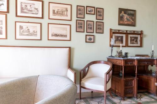 Ruang duduk di Baglio Spanò - Antiche Dimore di Sicilia
