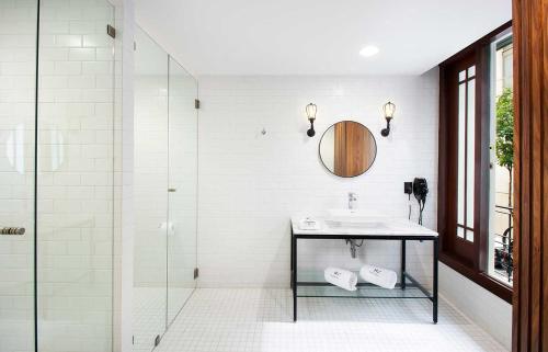 Ванная комната в Hotel MX más reforma