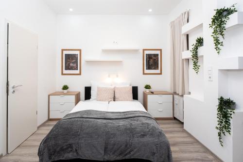 Posteľ alebo postele v izbe v ubytovaní Extra central - NEW - Charming Studio
