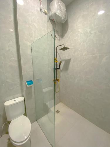 Koupelna v ubytování Algara Puncak Hotel