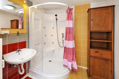 Koupelna v ubytování APLEND Tatry Holiday