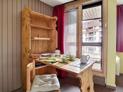 Studio classique Départ et retour skis aux pieds Balcon est - FR-1-344-1130