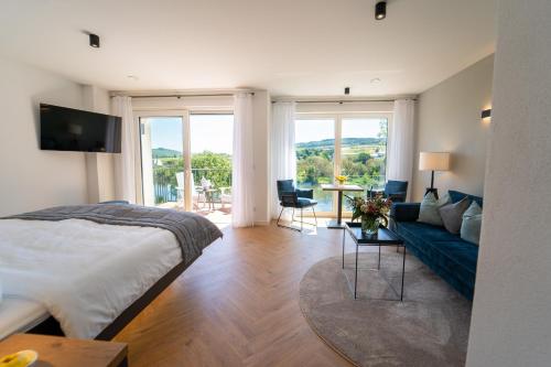 Hotel Zur Traubeにあるベッド