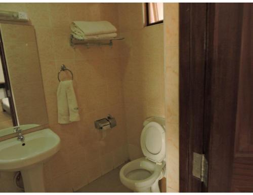 Koupelna v ubytování Sky Hotel Nairobi