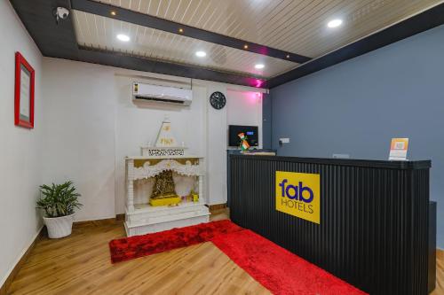 Lobi atau kawasan kaunter penerimaan di FabHotel Super 3 Premium II