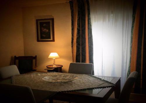 En eller flere senger på et rom på Il Rifugio Imperiale, Villa Adriana, Tivoli