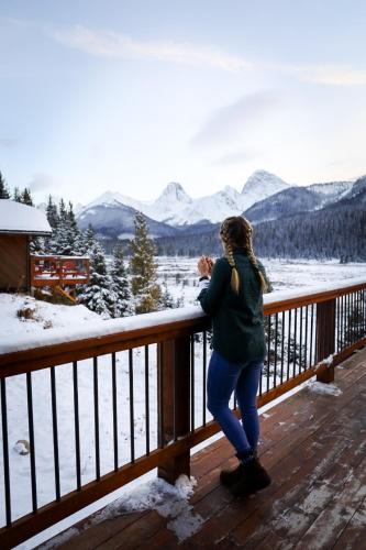 Üldine mäevaade või majutusasutusest Mount Engadine Lodge pildistatud vaade