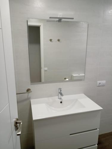 Et badeværelse på Apartamento Castañeta