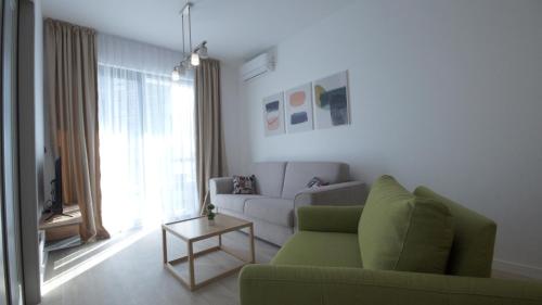 Posezení v ubytování Silver Beachfront Becici