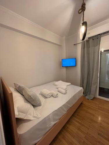 A bed or beds in a room at Your studio Athens