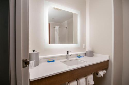 Et badeværelse på Holiday Inn Express Hotel & Suites Biloxi- Ocean Springs, an IHG Hotel