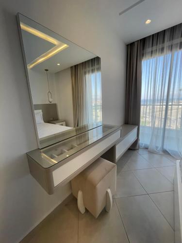 Kylpyhuone majoituspaikassa Appartement luxe martil