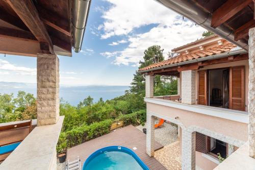 Villa Milli with panoramic sea view