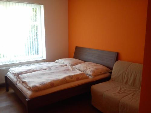 Postel nebo postele na pokoji v ubytování Penzion Pitnerka