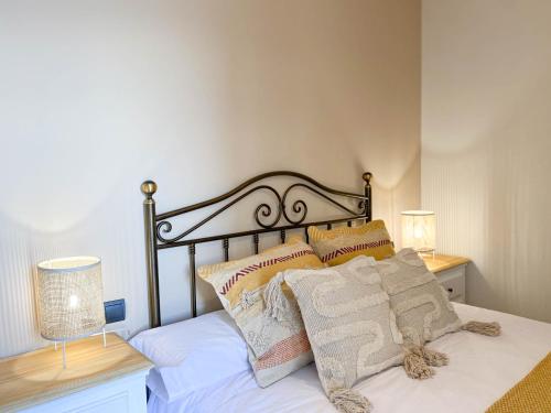 Letto o letti in una camera di Casa Jonico