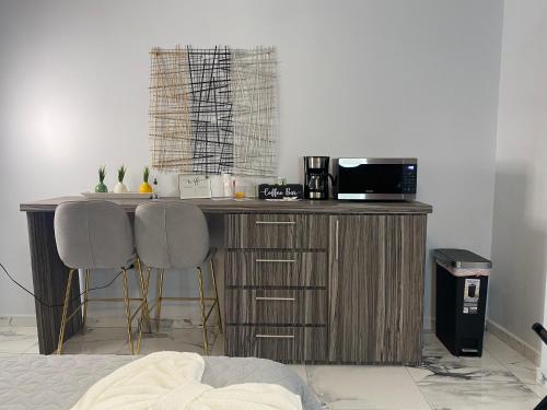 Kuchyň nebo kuchyňský kout v ubytování Itza-Bella Suites