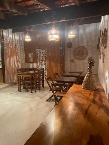 Ruang duduk di Villa Tiê Paraty