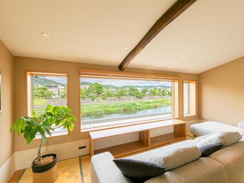 Istumisnurk majutusasutuses Shirasagi Kyoto