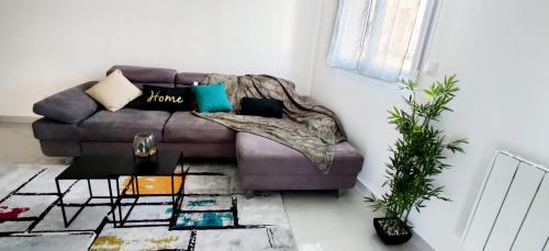 Χώρος καθιστικού στο Le vernonnais Moderne
