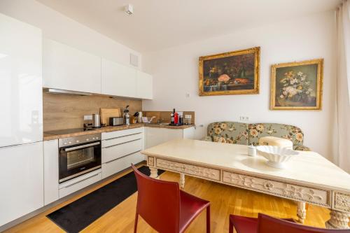 Dapur atau dapur kecil di Lindauer Luxus-Domizile I + II