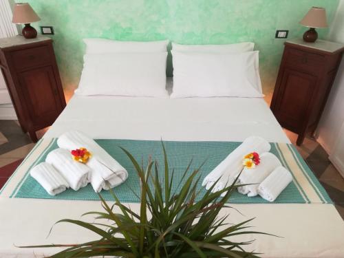 Cama o camas de una habitación en Dimora Maltese