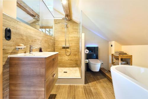 Phòng tắm tại Appartement Alpine Affair