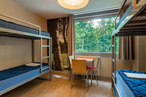 Lliteres en una habitació de Stayokay Hostel Soest