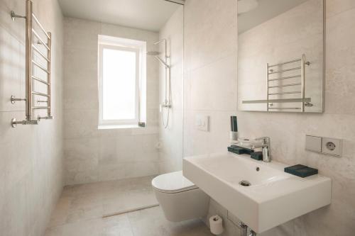 Ett badrum på Roze Park Rooms