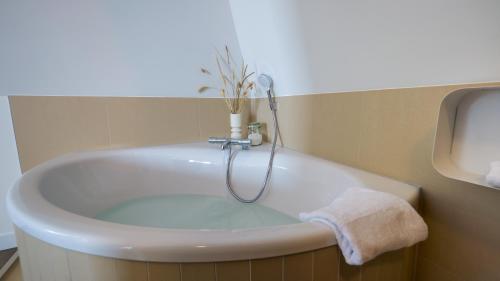 Een badkamer bij Hotel Paradis