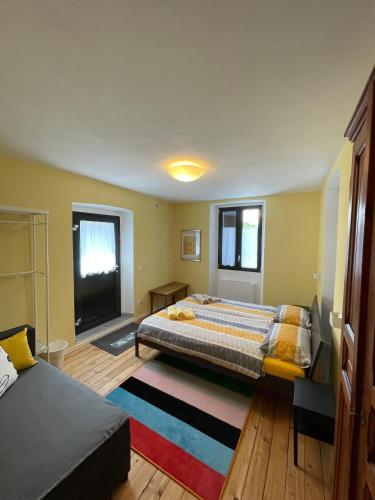 Katil atau katil-katil dalam bilik di Osteria Centrale - B&B