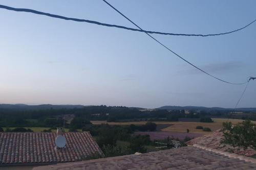 a view from the roof of a house at Maison de Village avec Jardinet à Revest du bion in Revest-du-Bion