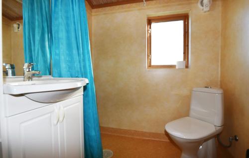 A bathroom at Holiday home on southern Gotland