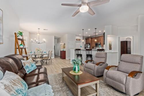 a living room with a couch and a table at Cochise #1056 Scottsdale condo in Scottsdale