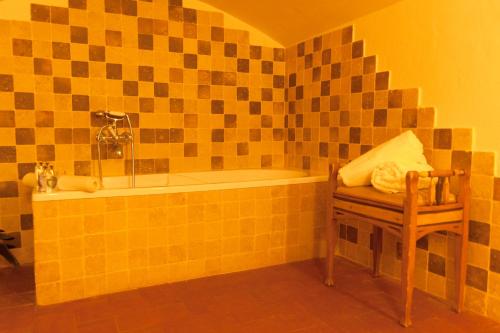 Kylpyhuone majoituspaikassa Palazzo Benucci
