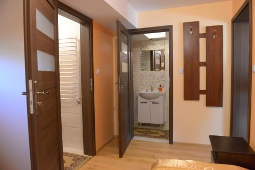 Kúpeľňa v ubytovaní Hotelik Pod Lwami