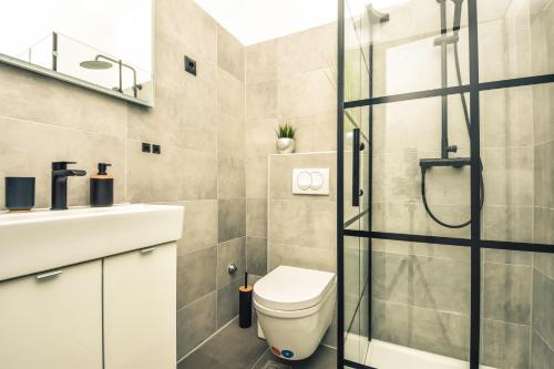 Phòng tắm tại Luxury Heritage Apartment Zara Antica