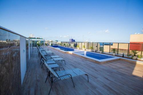 Piscina en o cerca de Carpediem - Apartamento com ótima localização em Cabo Branco