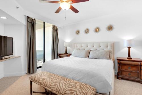 Ένα ή περισσότερα κρεβάτια σε δωμάτιο στο East Pass 207