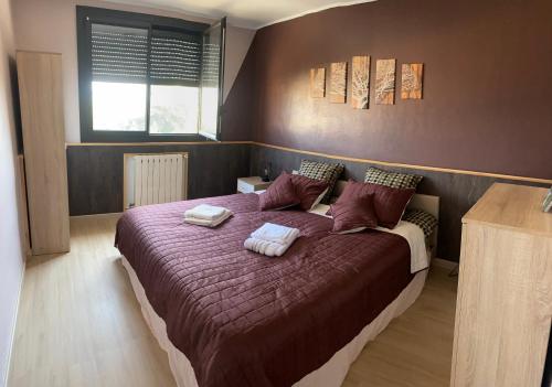 Posteľ alebo postele v izbe v ubytovaní Sun escape, appart rénové climatisé 3 pièces 4-6 pers, 350m de la plage