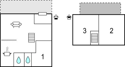 Pelan lantai bagi Ferienhaus 12 In Kirchheim