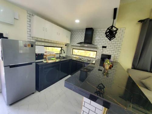 Kuchyň nebo kuchyňský kout v ubytování Amnis Tiny House