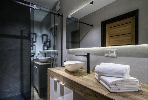 Kúpeľňa v ubytovaní Apart-Center Antalovka Spa