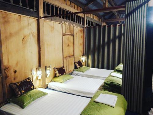 Postel nebo postele na pokoji v ubytování Mu Cang Chai Big view homestay