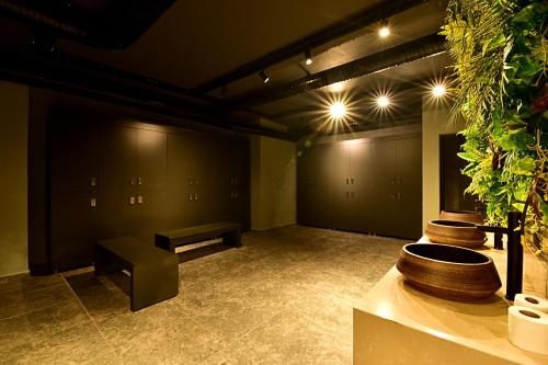 a room with a bathroom with a toilet in it at Jasmin Elite Residence & SPA in Gümbet
