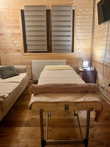 Ένα ή περισσότερα κρεβάτια σε δωμάτιο στο Casa Eden Fit